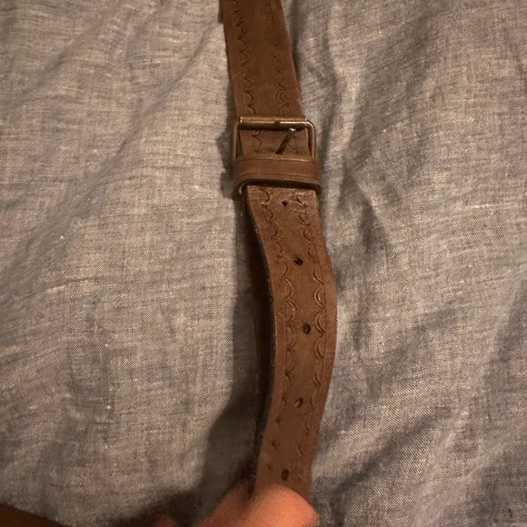 Beautiful genuine leather crossbody bag - Picture 4 of 5